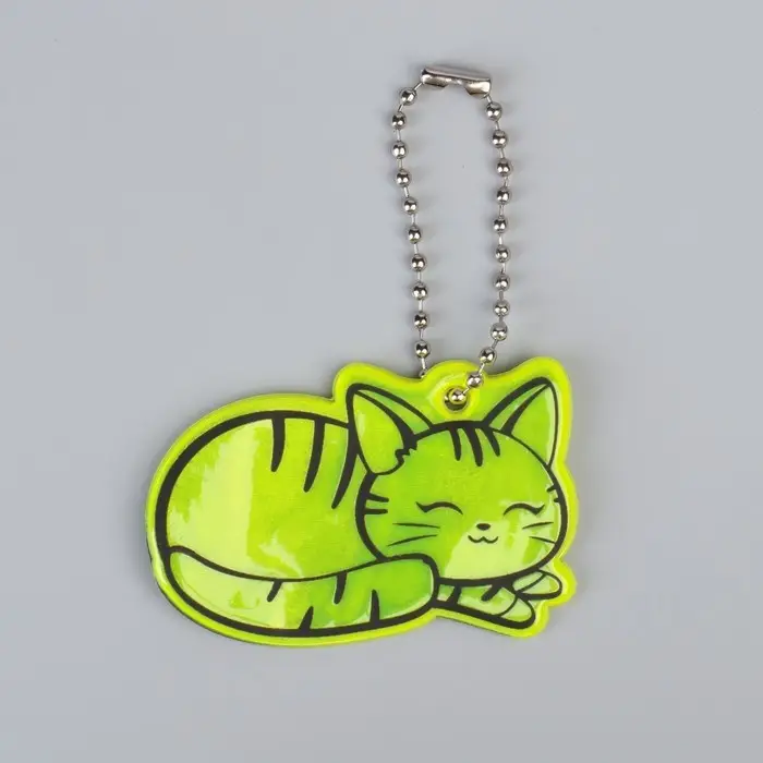 Светоотражающий элемент «Кошечка», двусторонний, 5.5×3.7 см, МИКС Светоотражающий элемент «Кошечка», двусторонний, 5.5×3.7 см, МИКС