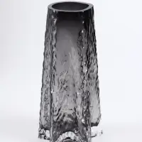 Ваза для цветов &laquo;Руджеро&raquo;, 25&times;12.5 см, стекло, чёрная