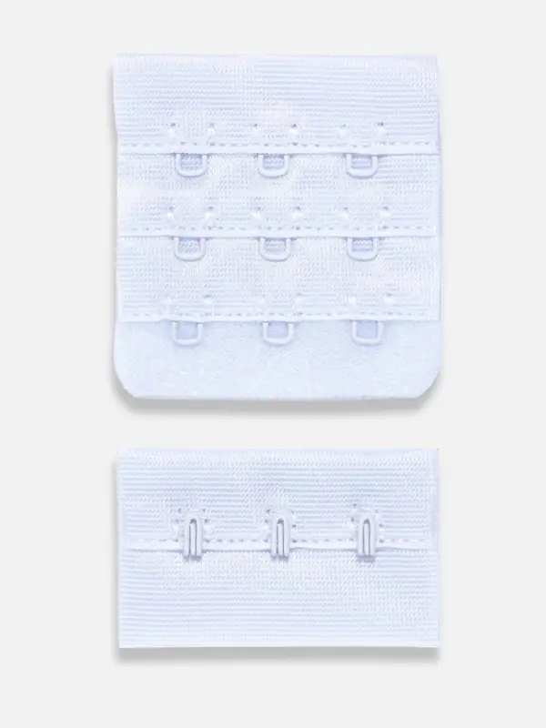 Застёжка для бюстгальтера, 3 ряда 3 крючка, 10 шт., белая