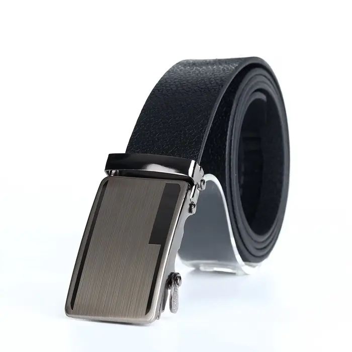 Ремень мужской &laquo;Великан&raquo; для полных, ширина 3.5 см, пряжка автомат, чёрный