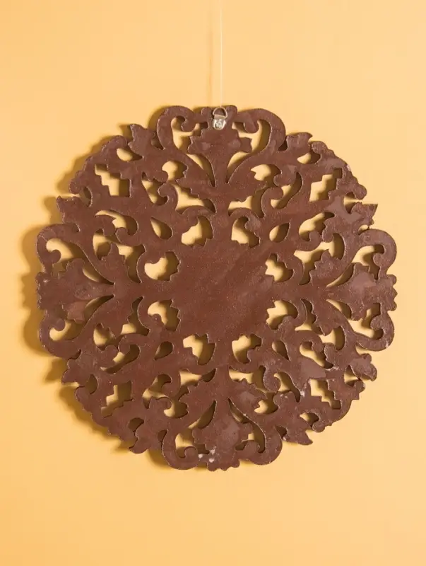 Панно  Панно "Цветочный орнамент" МДФ, 30х30х1 см, коричневый