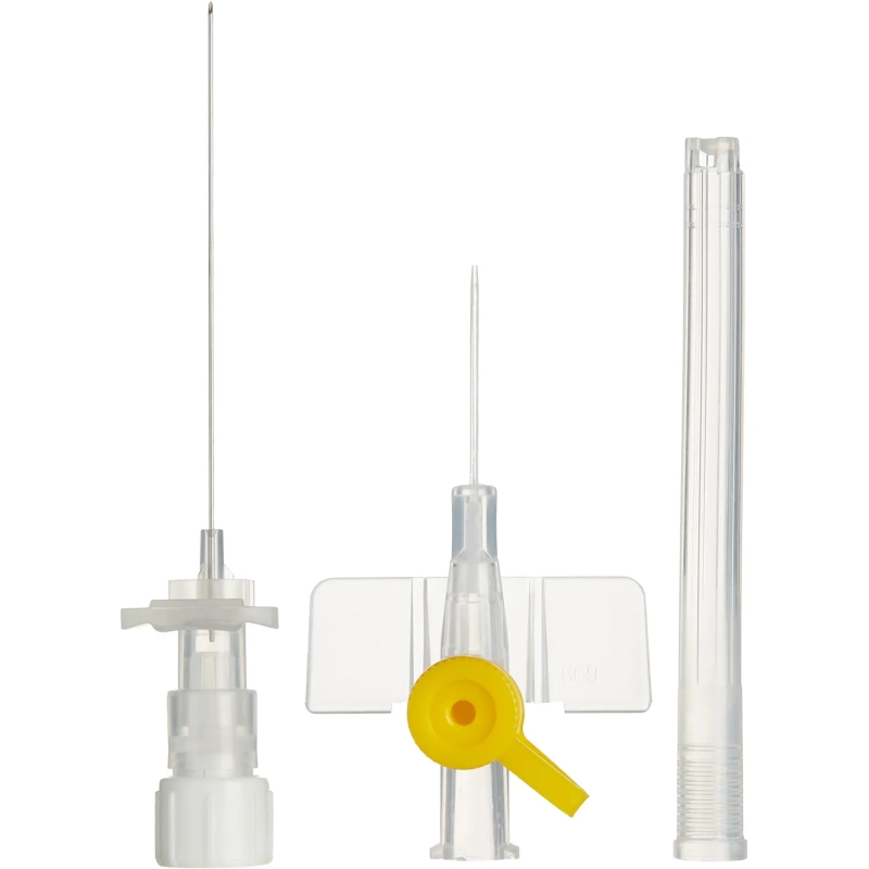 Катетер внутривенный с доп.портом 24G, Polyflon, 100 шт/уп