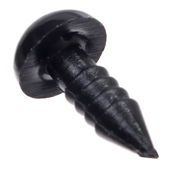 Глаза винтовые с заглушками, набор 40 шт., размер 1 шт. — 0,8 см, цвет чёрный Глаза винтовые с заглушками, набор 40 шт., размер 1 шт. — 0,8 см, цвет чёрный