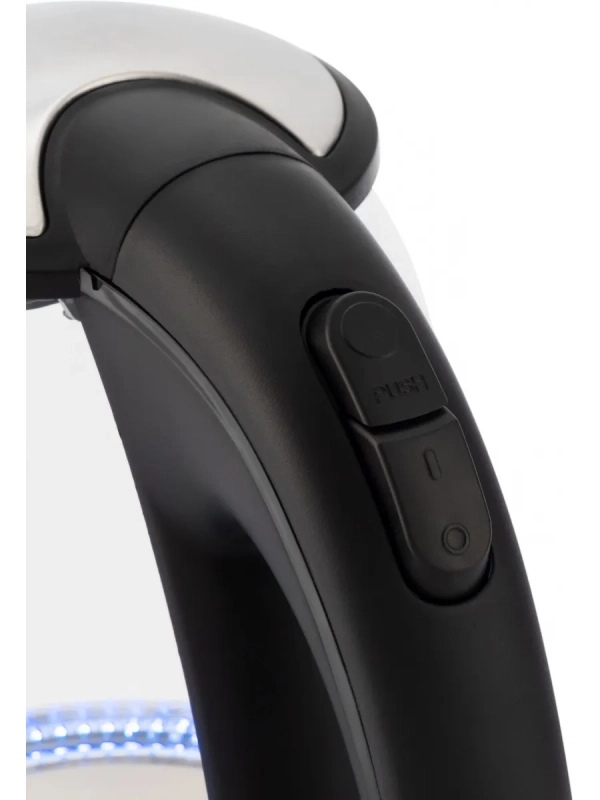 Чайник HYK-G3804 1,7л 2200Вт черный (стекло)