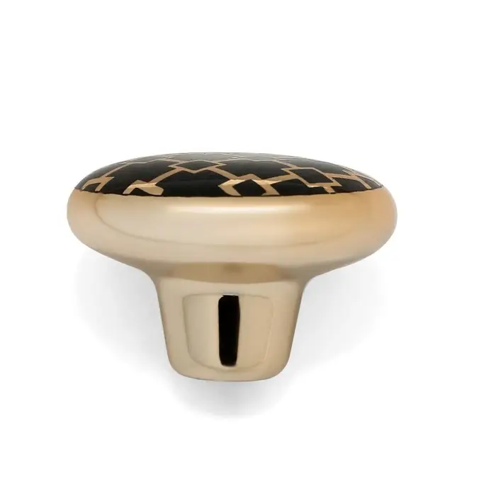 Ручка-кнопка CAPPIO, d=39 мм, цвет золото