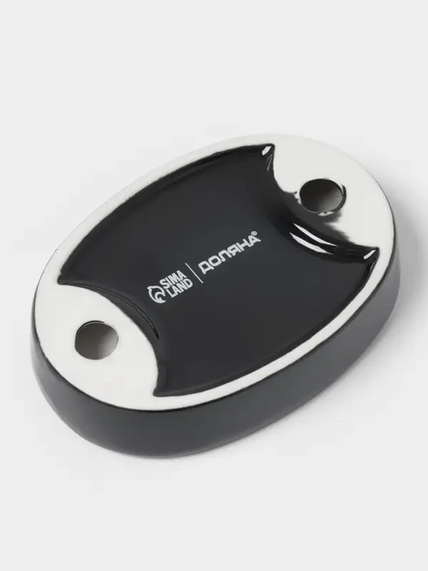 Набор аксессуаров для ванной комнаты Доляна &laquo;Марокко&raquo;, 3 предмета, мыльница, дозатор для мыла, стакан, чёрный