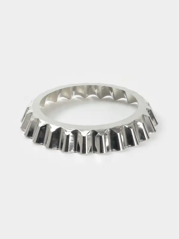 Форма для выпечки, d=27 см, h=4 см, жесть, серебристая