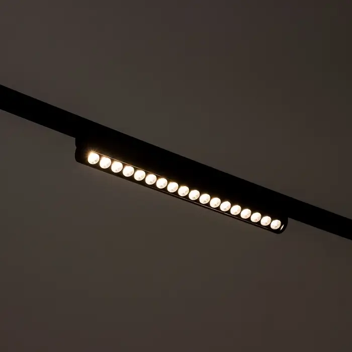 Светильник трековый BayerLux SLIM &laquo;Книжка-33&raquo;, LED, 18 Вт, 3000K-6000К, 48 В, CRI90, 3.2&times;3.8&times;33.6 см, чёрный