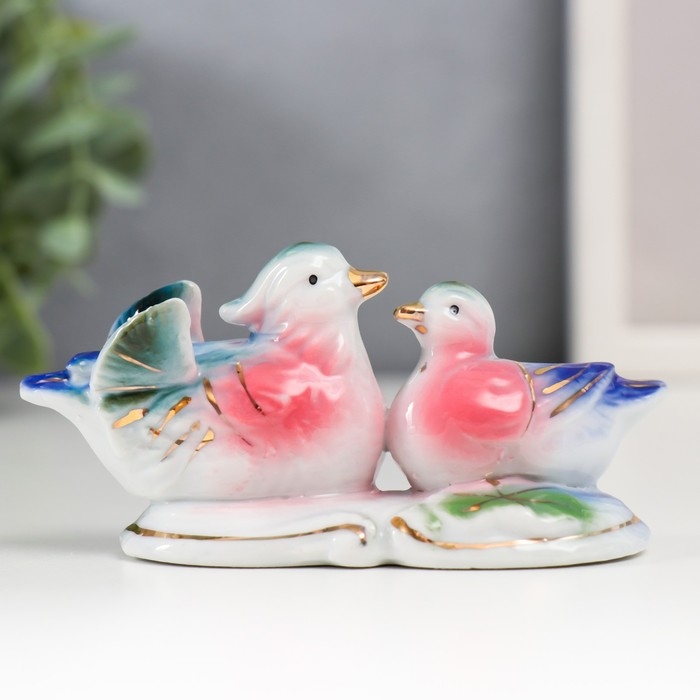 Сувенир керамика Сувенир керамика "Уточки-мандаринки в пруду" 4,5х3,5х9,5 см