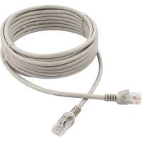 Патч-корд UTP Cablexpert PP10-5M кат.5e, 5м, литой, (серый)