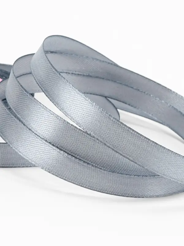 Лента атласная, 10 мм, 23±1 м, серый №03 Лента атласная, 10 мм, 23±1 м, серый №03