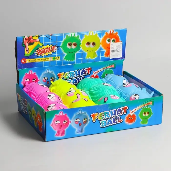 Ёжка &laquo;Головастик&raquo;, световой, цвета МИКС