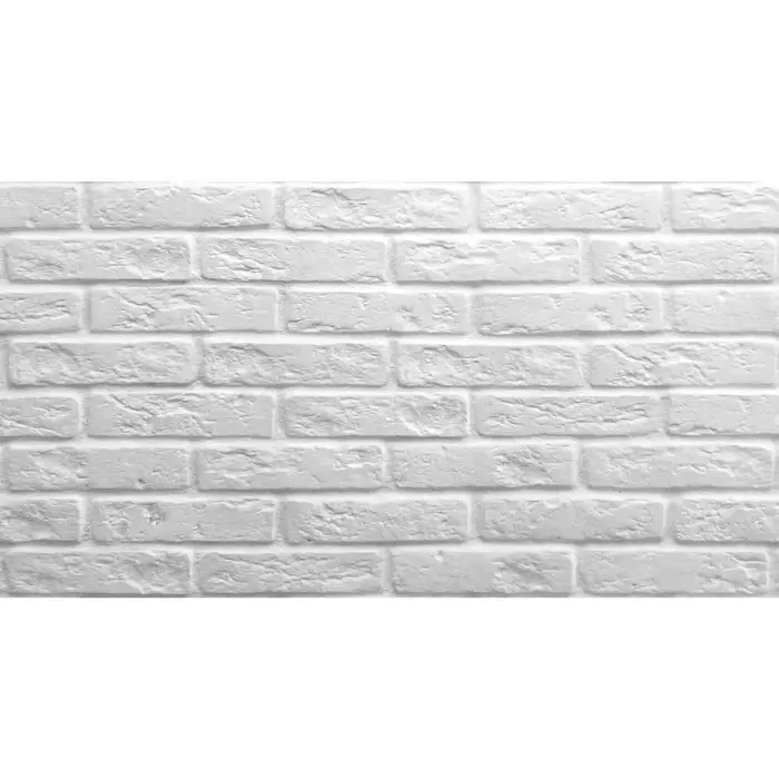 Гипсовая плитка усиленная &laquo;Барселона&raquo;, цвет белый, 1 м&sup2;