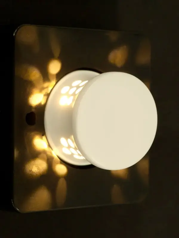 Ручка-кнопка CAPPIO, с подсветкой, цвет белый, 1 шт.