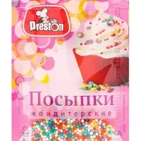 Посыпки кондитерские декоративные Preston &laquo;Радуга-бисер&raquo;, 7 г