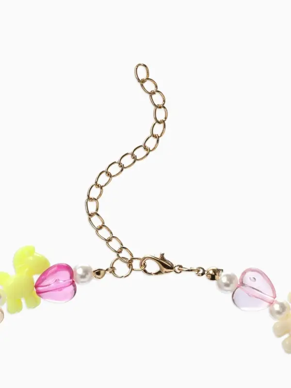 Бусы детские &laquo;Выбражулька. Игрушки&raquo;, 38 см, с удлинителем, разноцветные