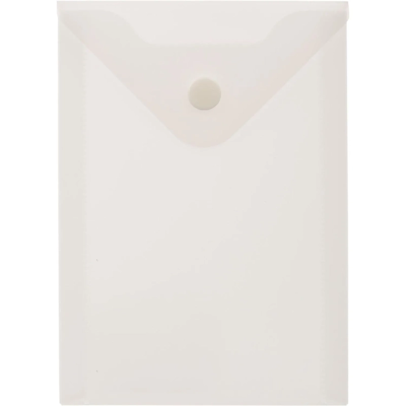 Папка-конверт на кнопке&nbsp;А6105x148мм, 180 мкм,Attache&nbsp; ассорти, 10шт.уп