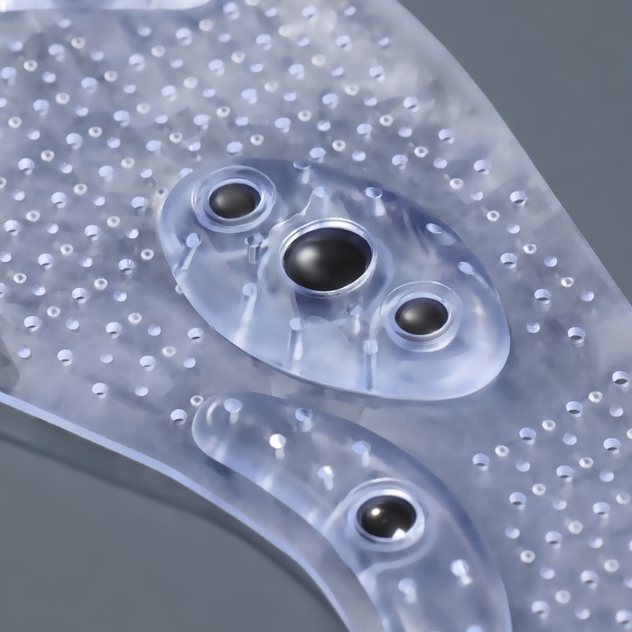 Стельки для обуви, универсальные, с магнитами, массажные, дышащие, р-р RU до 41 (р-р Пр-ля до 42), 26,5 см, пара, цвет прозрачный Стельки для обуви, универсальные, с магнитами, массажные, дышащие, р-р RU до 41 (р-р Пр-ля до 42), 26,5 см, пара, цвет прозрачный