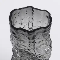 Ваза для цветов &laquo;Гоэтано&raquo;, 30&times;13 см, стекло, чёрная