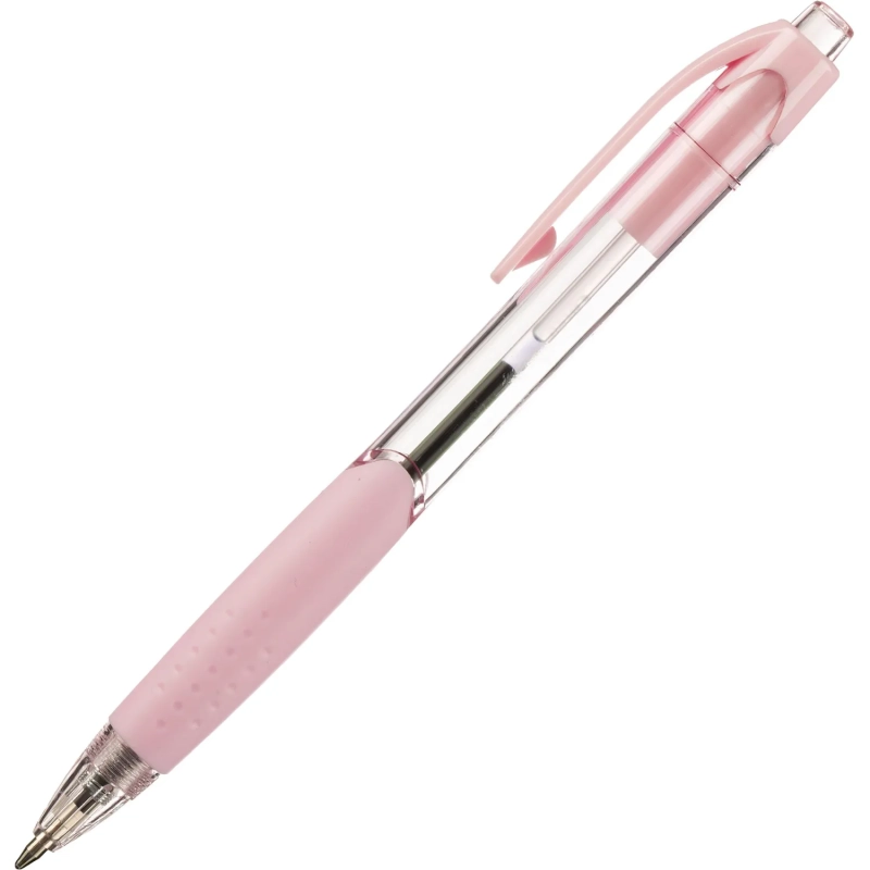 Ручка шариковая автомат. Deli Every,EQ41-BL,син,пул нак.0,7мм,4 цв.корп,асс