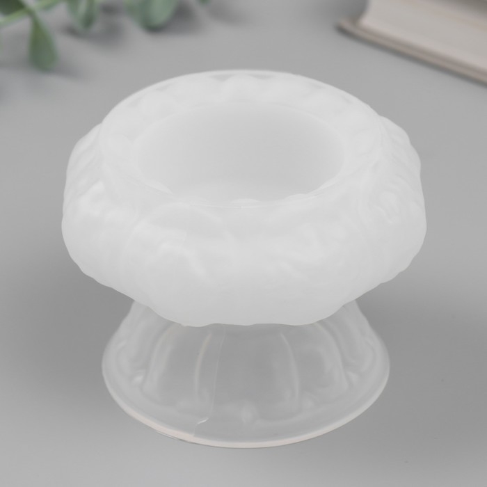 Молд силикон Молд силикон "Подсвечник. Купава" 11,2х11,2х7,7 см