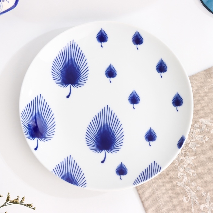 Тарелка Тарелка "Романс фантазия", д-175мм, нео гжель