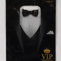 Пакет подарочный &laquo;Смокинг VIP&raquo;, полиэтиленовый, с вырубной ручкой, 30&times;40 см, 50 мкм