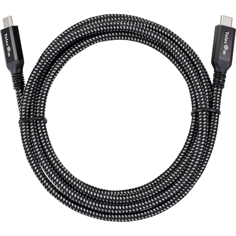 Кабель USB4 TypeCM/CM 8K@30Hz, 40GBps, PD 240W, медь Telecom 2м <TUS840-2M