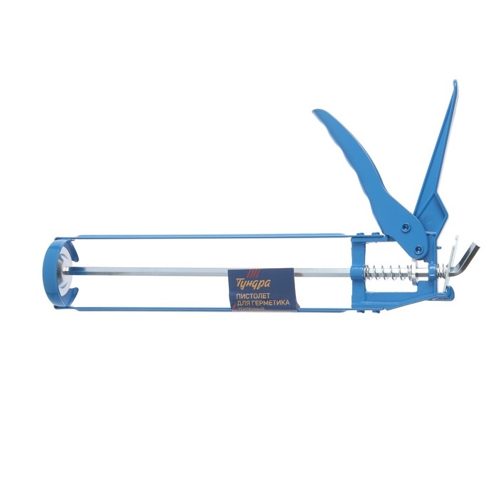 Пистолет для герметика ТУНДРА, усиленный, скелетный, шестигранный шток, 225 мм Пистолет для герметика ТУНДРА, усиленный, скелетный, шестигранный шток, 225 мм