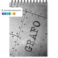 Блокнот ГРАФО спираль А6 50л. клетка