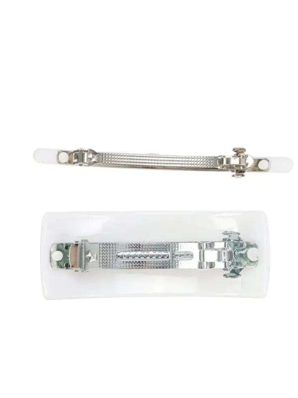 Заколки - автомат для волос &laquo;Мраморный узор&raquo;, набор 2 шт., 9 см и 9.5 см