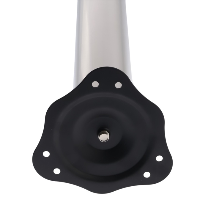 Опора мебельная, барная, ТУНДРА, 60х820 мм, цвет сатин никель Опора мебельная, барная, ТУНДРА, 60х820 мм, цвет сатин никель