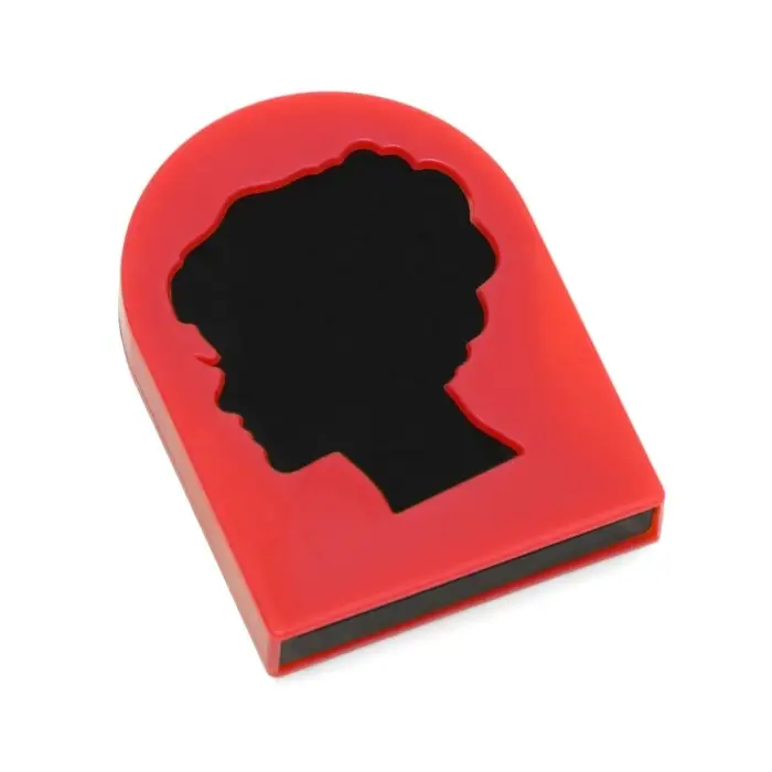 Мелок для волос с зажимом, красный Мелок для волос с зажимом, красный