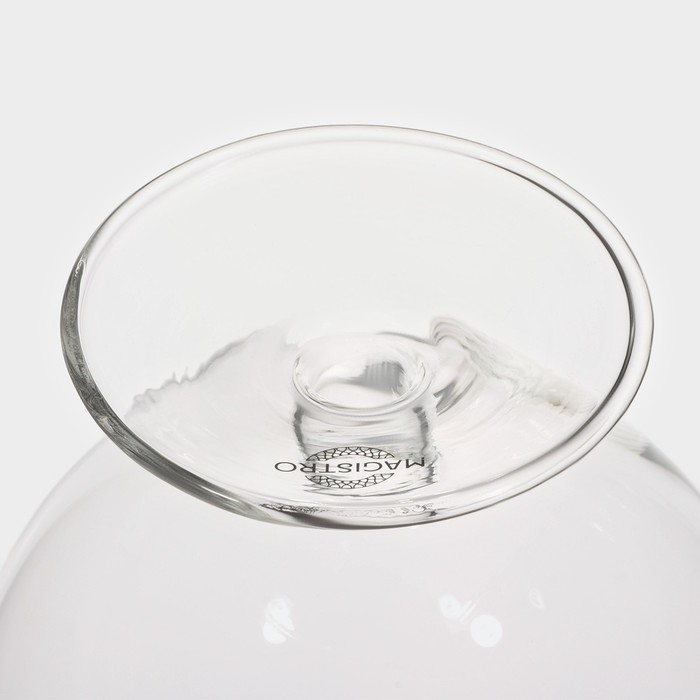 Конфетница на ножке Magistro «Орбита», 500 мл, 12,5×16,5 см