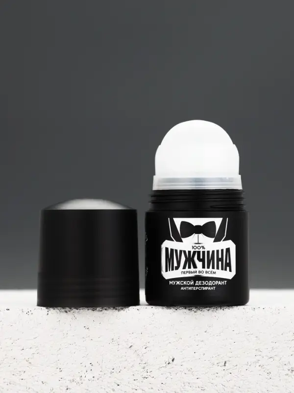 Дезодорант мужской &laquo;100% мужчина&raquo;, 50 мл, Чистое счастье