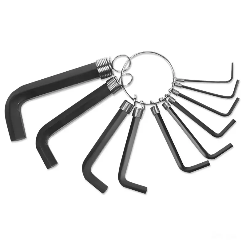 Набор ключей торцевых шестигранных на кольце 10 предметов (1.5-10 мм) JT HKSJ-10R