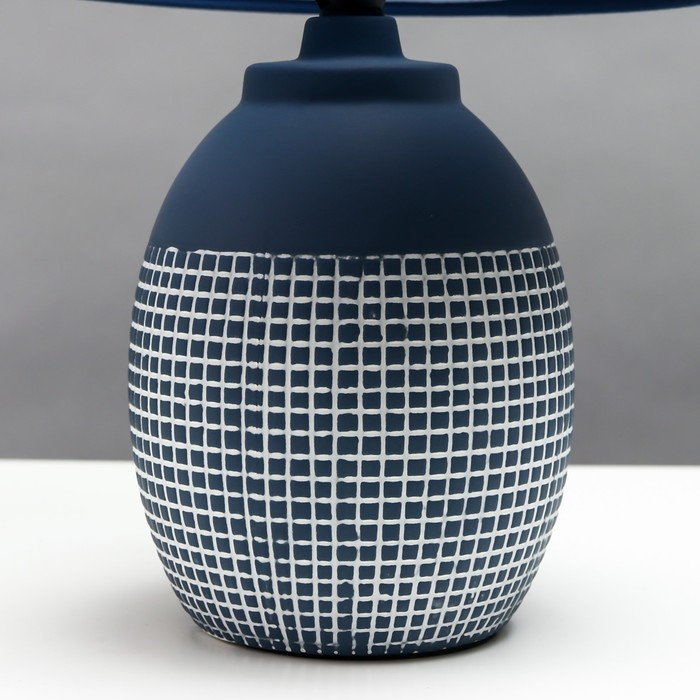 Настольная лампа 16772/1BL E14 40Вт синий 13,5х13,5х39 см RISALUX