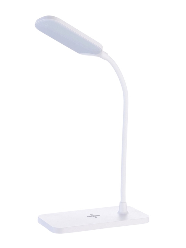 Настольная лампа с беспроводной зарядкой, GMV-0265, 15 Вт, белая