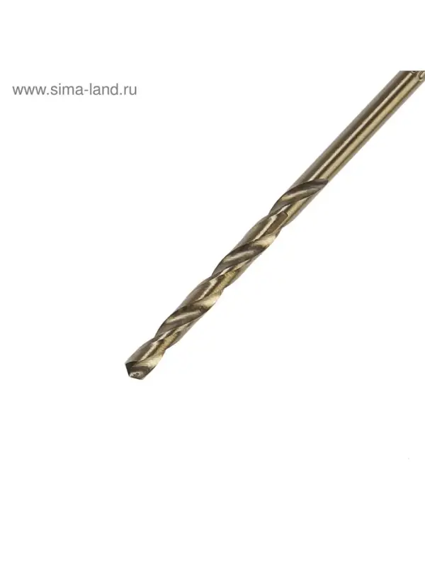 Сверло по металлу ТУНДРА, HSS-Co (5% кобальта), цилиндрический хвост., 3 мм, 2 шт.