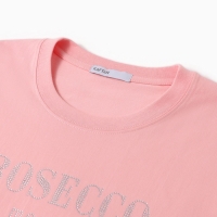 Футболка женская KAFTAN: Prosecco цв. розовый, р-р 40-42
