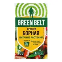 Удобрение Борная кислота «Грин Бэлт» микроудобрение, 10 г