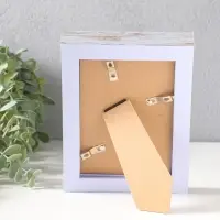 Фоторамка пластик 10х15 см "Прованс" серо-голубой 19х13,7х3 см