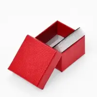 Коробочка подарочная под кольцо, серьги &laquo;Животный принт&raquo;, 5&times;5 см, (размер полезной части 4.5&times;4.5 см), вставка чёрная, МИКС