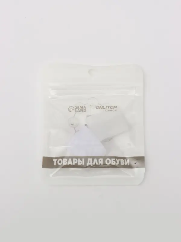 Напальчники для больших пальцев ног, силиконовый, 3.5&times;3.5&times;1.5 см, пара, белые