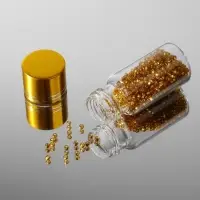Баночки для хранения бисера, d=2.2&times;5 см, 5 шт.