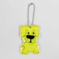 Светоотражающий элемент &laquo;Собака&raquo;, двусторонний, 6&times;3.5 см, МИКС