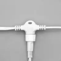 Гирлянда &laquo;Занавес&raquo; 2&times;1.5 м, IP44, УМС, белая нить, 360 LED, свечение белое, 220 В