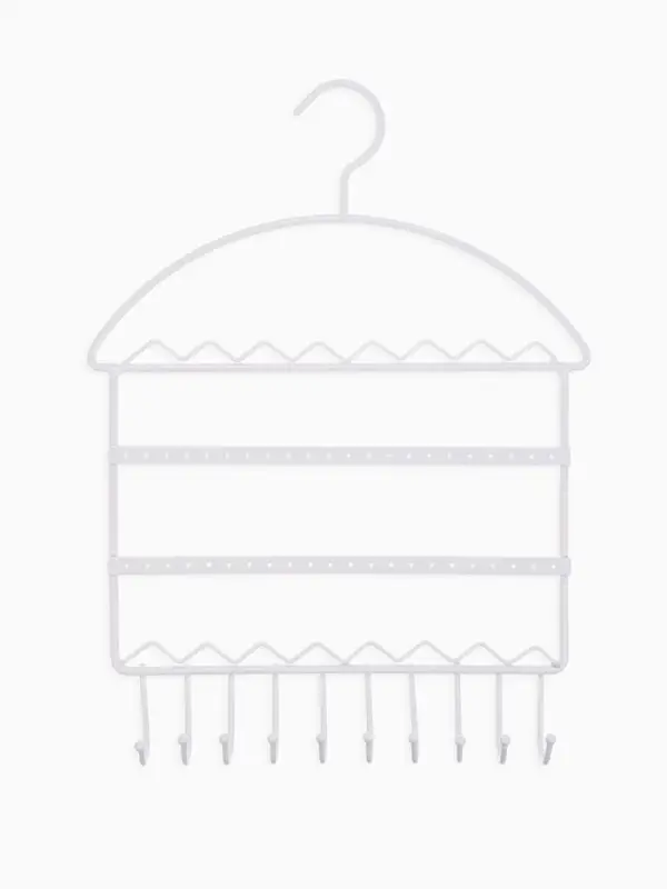 Органайзер для украшений &laquo;QF. Вешалка&raquo;, 28&times;6.7&times;36 см, белый