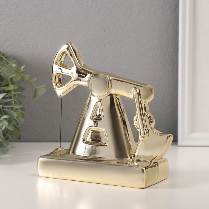 Копилка керамика Копилка керамика "Нефтяная вышка" 8х17х16,9 см