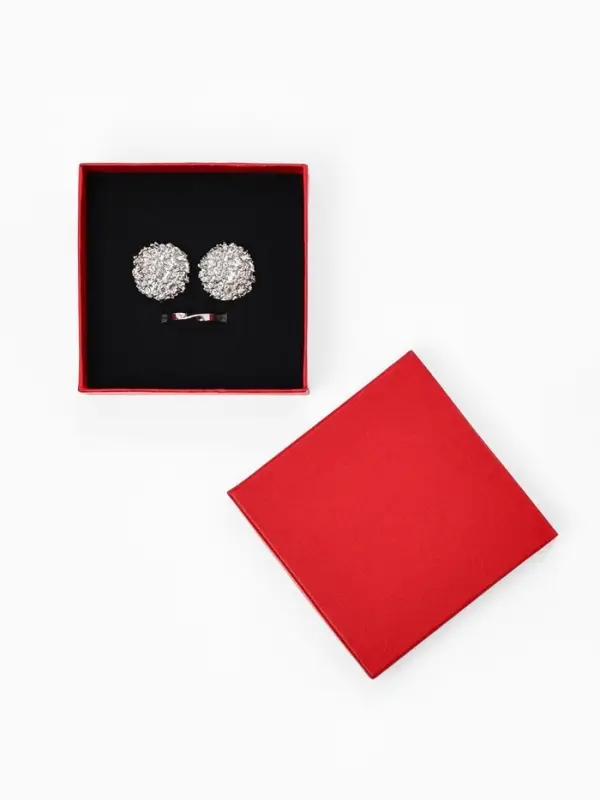 Коробочка подарочная под набор &laquo;Минимал&raquo;, 9&times;9 см, (полезная часть 8.5&times;8.5 см), красная